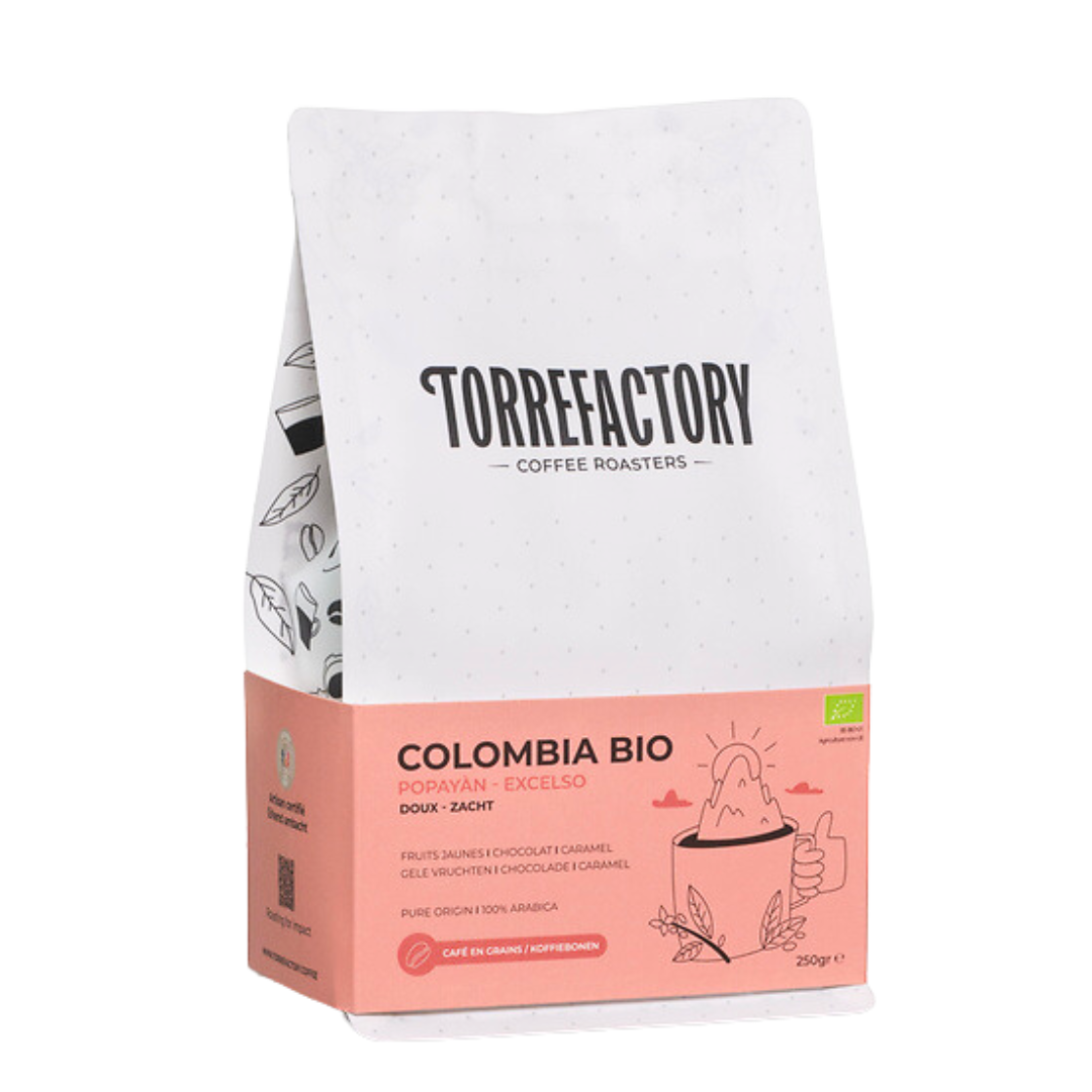 Café grain bio 100% arabica – Origine Colombie