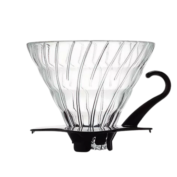 porte filtre pour cafetière V60 transparent